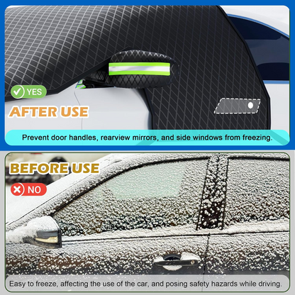 🔥 40% OFF — 💞54K+ SOLD!🔥All-Season Windshield Snow Cover with Mirror Protection❄️